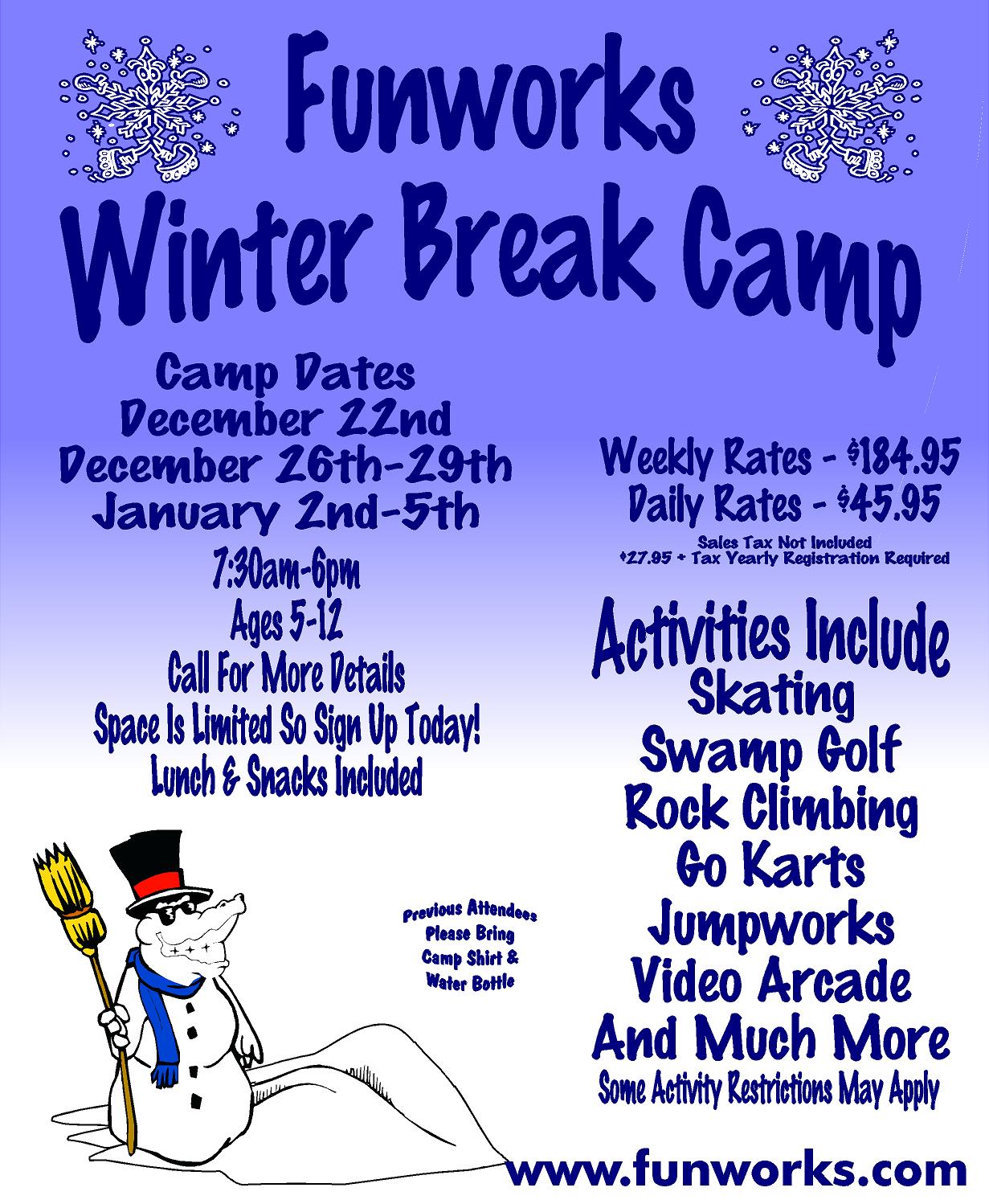 Action Camp, by Skate Station Funworks in Gainesville, FL